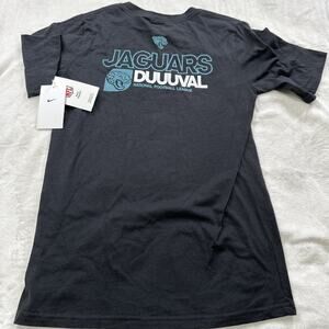Jacksonville Jaguars Nike Tee Shirt Youth Large 14/16 Black Duuuval Football NEW